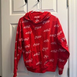 Coca Cola Red Hoodie Sweatshirt